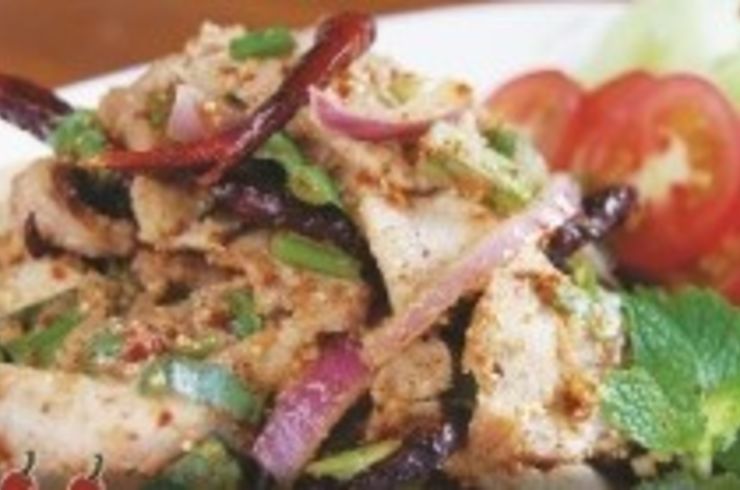 ナムトック（焼き豚のハーブサラダ）