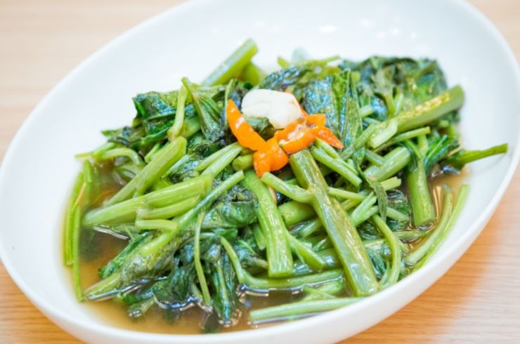 パッパブン（空心菜炒め）